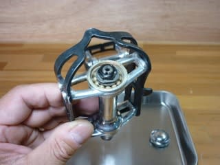 カンパニョーロ ペダル スーパーレゲロ 分解整備 - Kinoの自転車日記