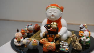 襲名30年 五世 島田耕園 御所人形展」へ。2月2日まで京都高島屋