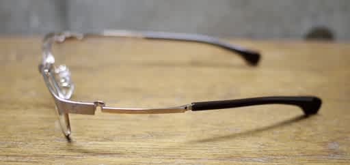 [ケー]9999 S-120T ガンメタ メガネ(度あり) 999.9(フォーナインズ) 2011 春の新作 「S-120T」！ - 【2021年9