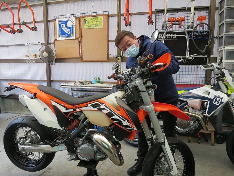 USED KTM 125 EXC SUPERMOTO仕様 2014MY入荷！とても綺麗で希少