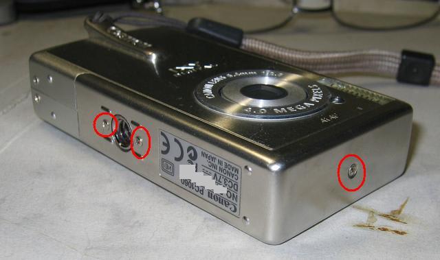 Canon IXY Digital L 分解 手順 - くっしーの徒然日記 Canon IXY Digital L 分解 手順 - くっしーの徒然日記