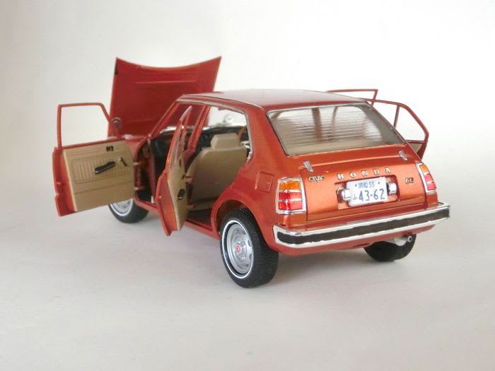 1/20 ナガノ ホンダシビック1500GL 製作記 完成！ - sportscar