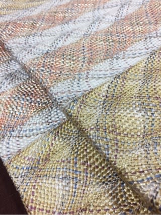 紬や小紋などおしゃれ着にぴったり！正絹西陣織くみひも織袋帯 - 京都 