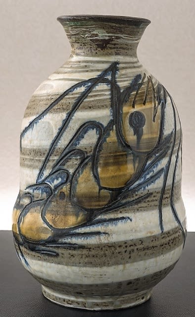 氏素性の解らぬ作品 壷と大皿 伝金城次郎作 - 夜噺骨董談義