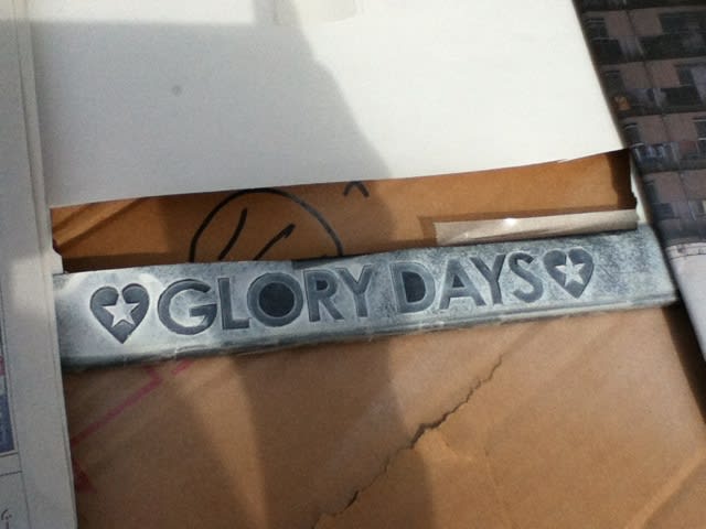 B'z 言い表せ GLORY DAYS ナンバーフレーム