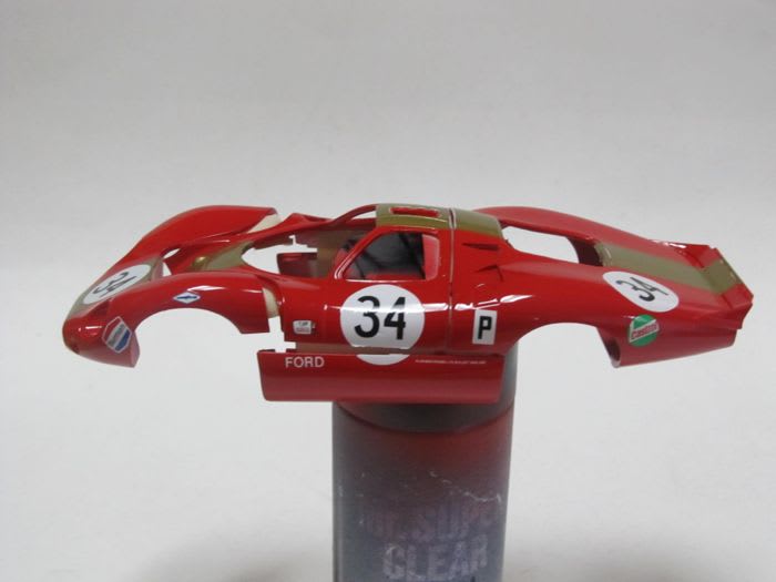 1/24 MODEL FACTORY HIRO FORD P68 製作中3 - sportscar graphic