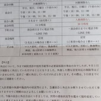 特別養護老人ホームから請求書と