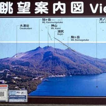 芦ノ湖スカイラインの眺望
