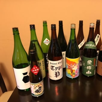 本日の日本酒ラインナップ