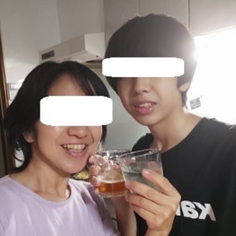 息子っちと初めての家飲み