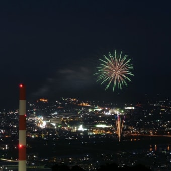 延岡エール花火を観に行きました。