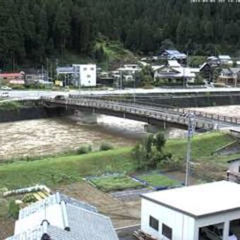 9/9の台風による増水状況