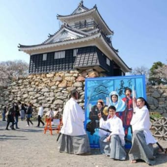 浜松城さくら祭りとワークショップ