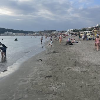 逗子海岸の1日