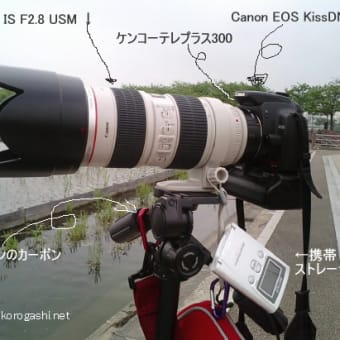 たまには機材を。