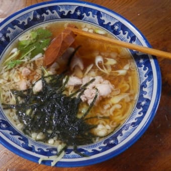 旅の途中に天童で鶏中華