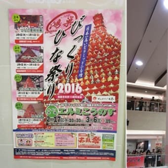 イベント 鴻巣びっくりひな祭り 31段7メートルの日本一高いピラミッドひな壇