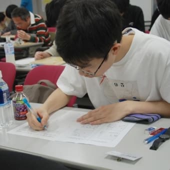 【東京】宮田七段、岩村三段、開始早々に解答開始