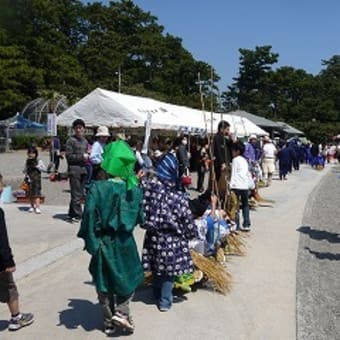 桂浜で竜宮祭・・・良い想い出に！