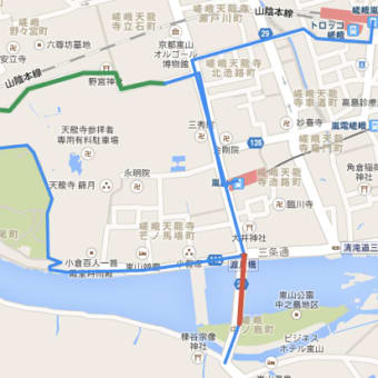 京都　嵯峨野　竹林の道　