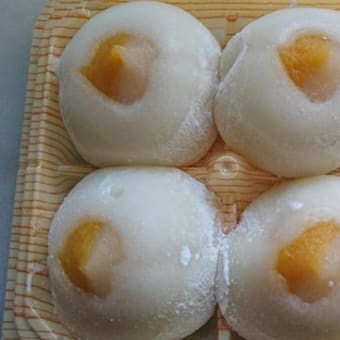 いちごみるく団子といちごどら焼き、みかん実り大福