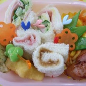 定番になりつつある、サンドイッチ弁当