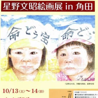 角田で星野絵画展を開催します