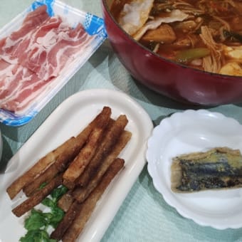 まだまだ寒いのdeキムチ鍋♪