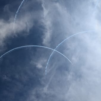 ブルーインパルス来てくれてありがとう