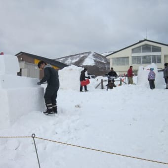 市民雪像制作開始！