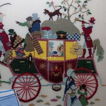 私の針仕事展　　怪しい人