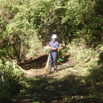 箱根水源地清掃　ボランティア活動