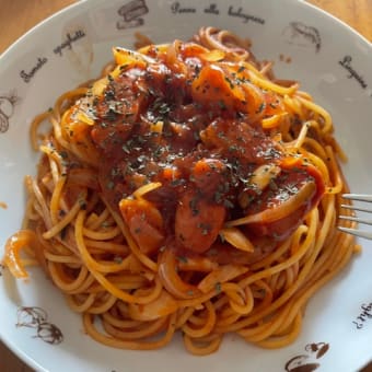 なんちゃてミートソーススパゲッティ