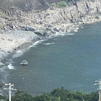 藍ケ江の海✨7月7日(月)⛅️     靄っとしてます☁️