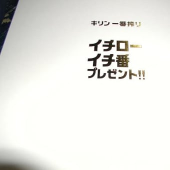 ぐっさんとイチローからのプレゼント