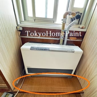 作り付けの収納棚を白く甦らせよう！②