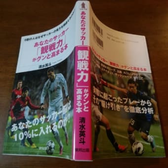 【NO.3386】あなたのサッカー「観戦力」がグンと高まる本　清水英斗：著