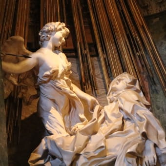 今日はローマで、ベルニーニ三昧。ハバククと天使/聖女テレサの法悦/福者 ルドヴィカ・アルベルトーニ