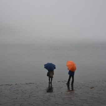 私は不思議でたまらない、黒い雲からふる雨が、銀にひかっていることが。　　　金子みすゞ