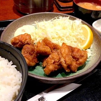 【日替定食】鶏唐揚げ南蛮を頂きました。 at ニユートーキヨー庄屋 新青山ビル店