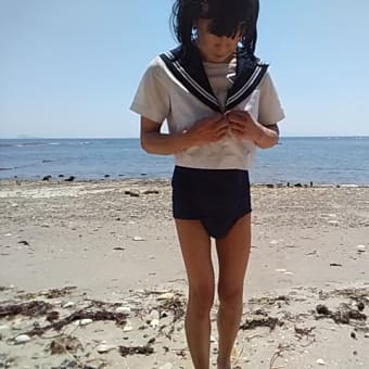 ７月7日　海に行きました。