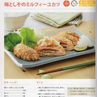 ノンオイル・フライヤーのレシピにも梅干しが・・・