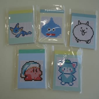 小学生コース★iMacでドット絵／メモ帳完成！ランチョンマットへ展開