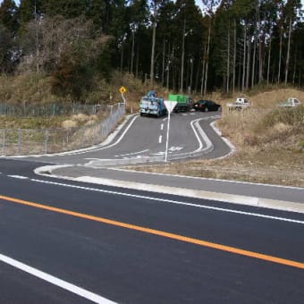 国道六号線と常磐道北茨城ICのアクセス道路完成