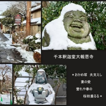 ＊　寒い中温かい頂きもの・・京都は雪景色　＊