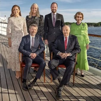 ノルウェー国王夫妻への返礼レセプション