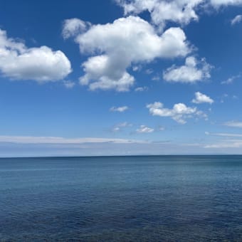 碧い海　青い空