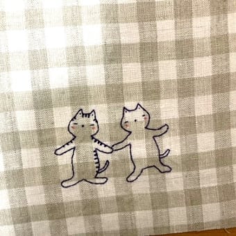 パンの刺繍