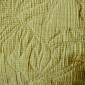 ２７年前の多重織りガーゼケット、南フランスの刺繍ブテｲをジャガード織りで