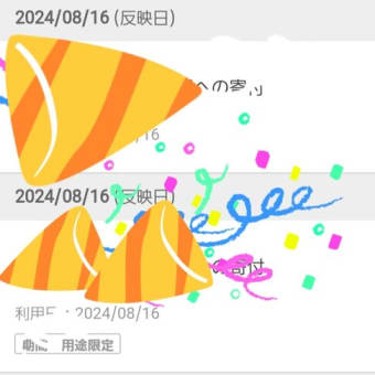gooブログのおかげ　累計385P